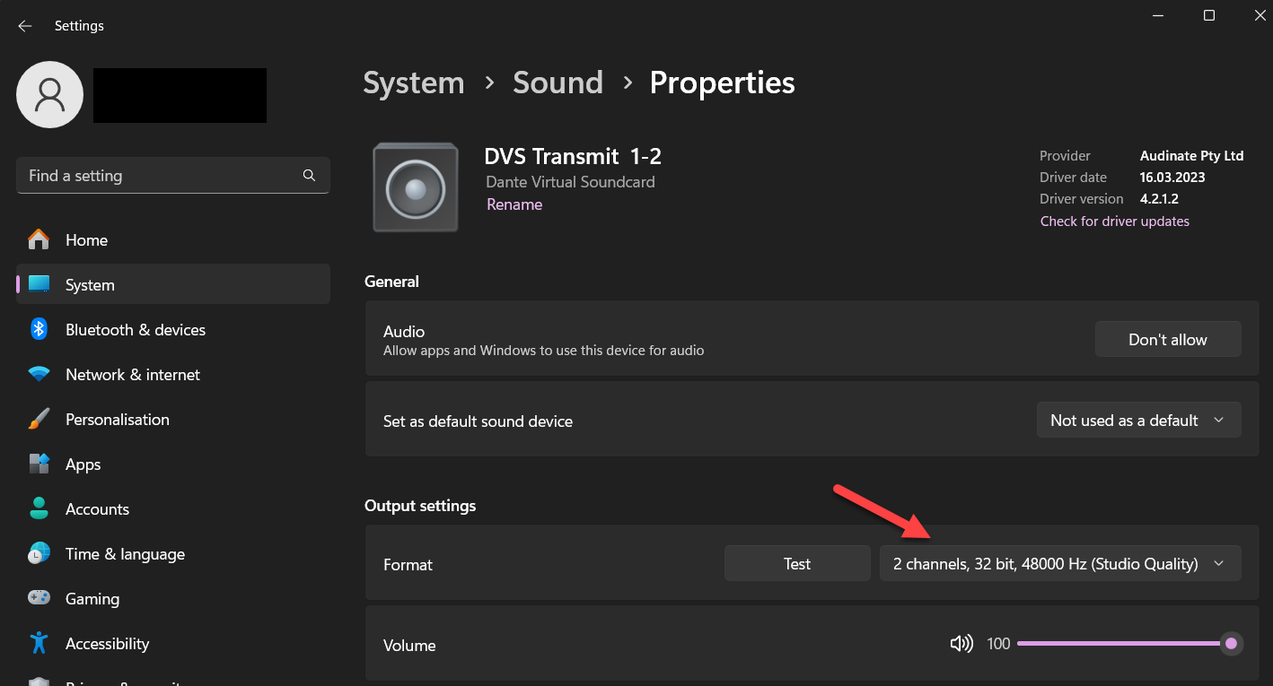Setup DVS – Dante Virtual Soundcard – Playdeck