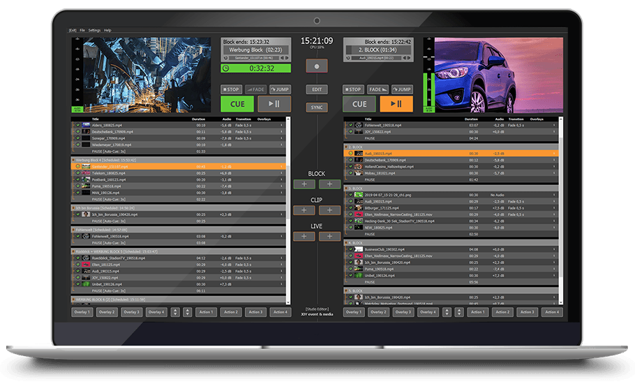 satellite tv channel playout software