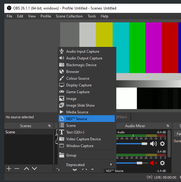 Obs Studio Send Receive Video Playdeck